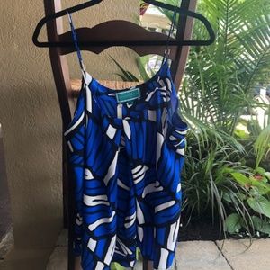 Southern Frock Sophia Tank Party Palm